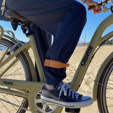 Sermoa pince-pantalon en cuir