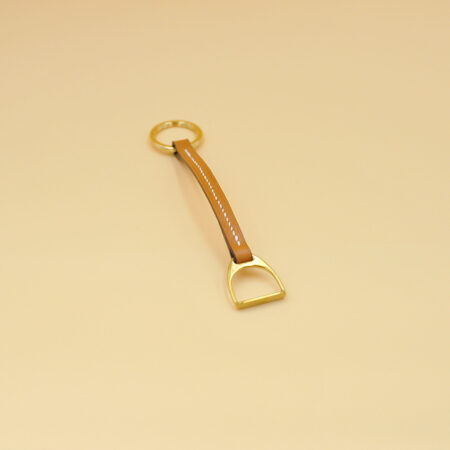 Porte-clés cuir Étrier