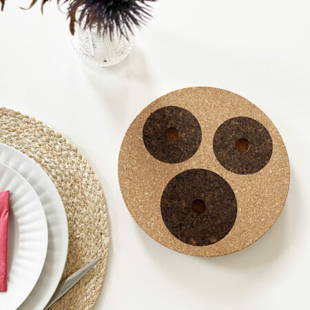 dessous de plat design en liège